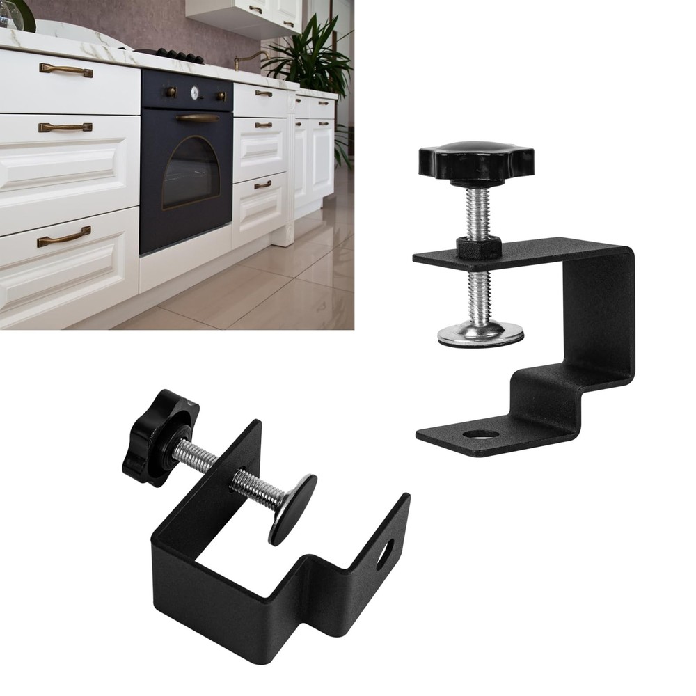 4Pcs Drawer Front Installation Clamps, Drawer Fixing Clips, Adjustable Drawer...