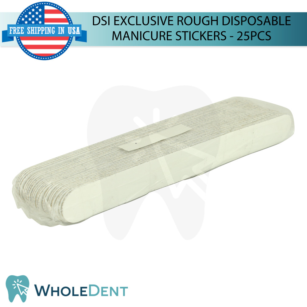 Disposable Rough Manicure Sanding Stickers 25pcs Nail Processing Tool