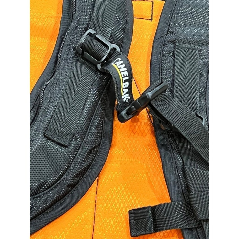 Camelback Snobowl Hydration Backpack No Bladder Orange Gray Black EUC