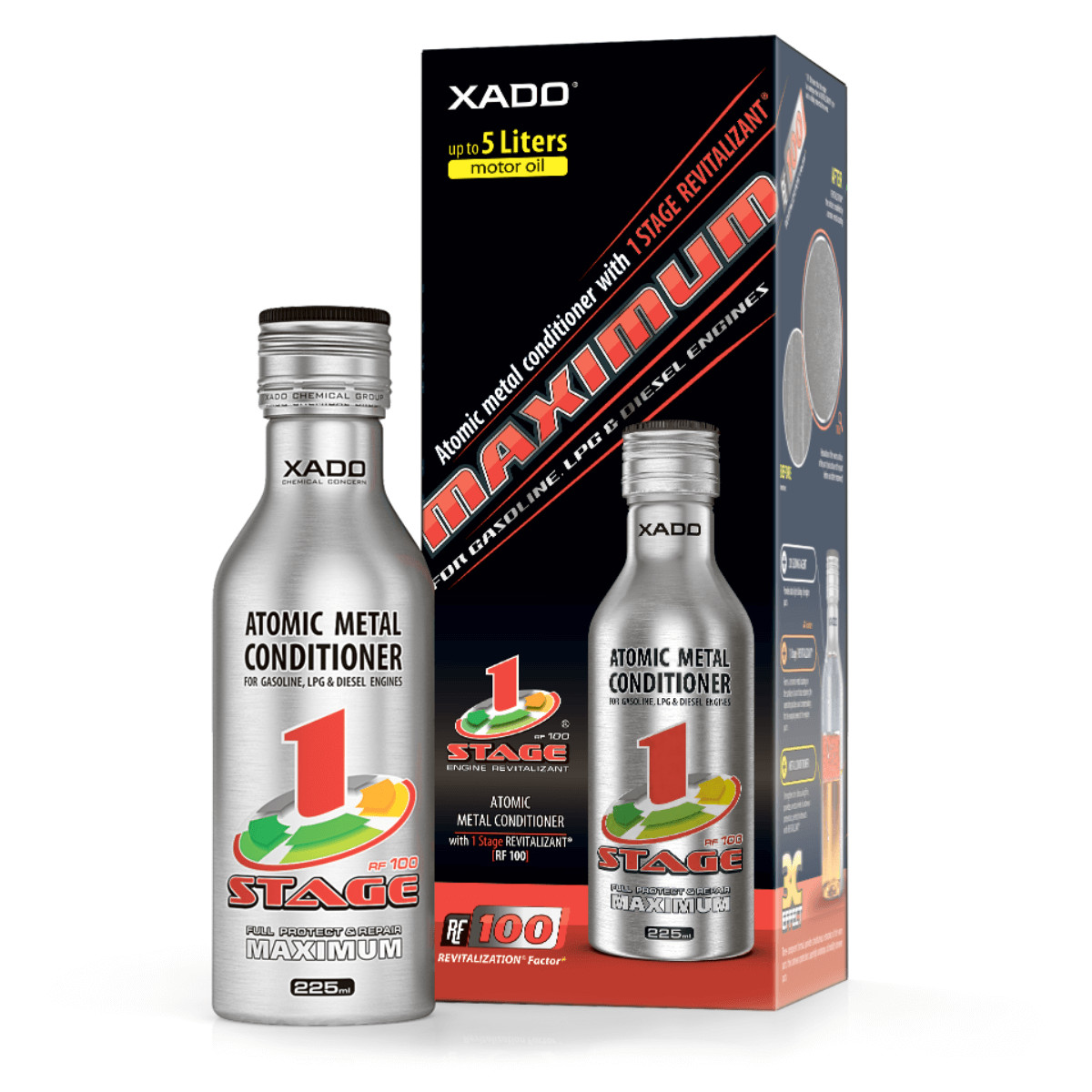 XADO 1 Stage Maximum Engine Oil Additive - Protects Engine from Wear and Tear