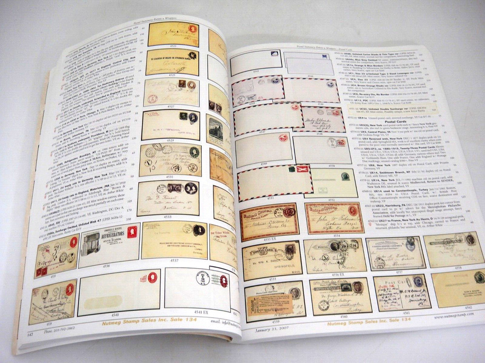 Nutmeg Stamp Auction Catalog 2007 US Worldwide Maritime Confederate Booklets