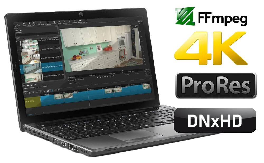 Shotcut Professional Video Editing Software Program-HD-4K Movie for Windows USB