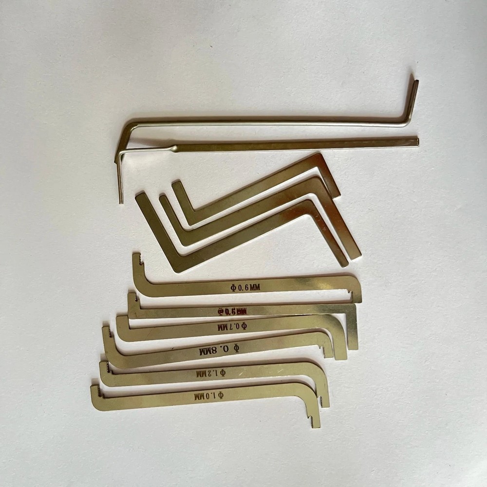 11pcs Turning Tool Lock Tension Wrenches Locksmith Pick Tool New