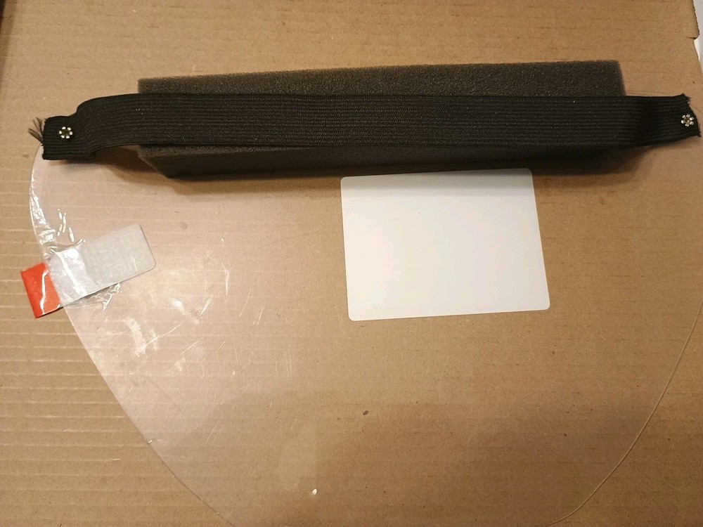 SheaShield PPE Face Shield. 1 Shield. Elastic Headband. Standard Size.