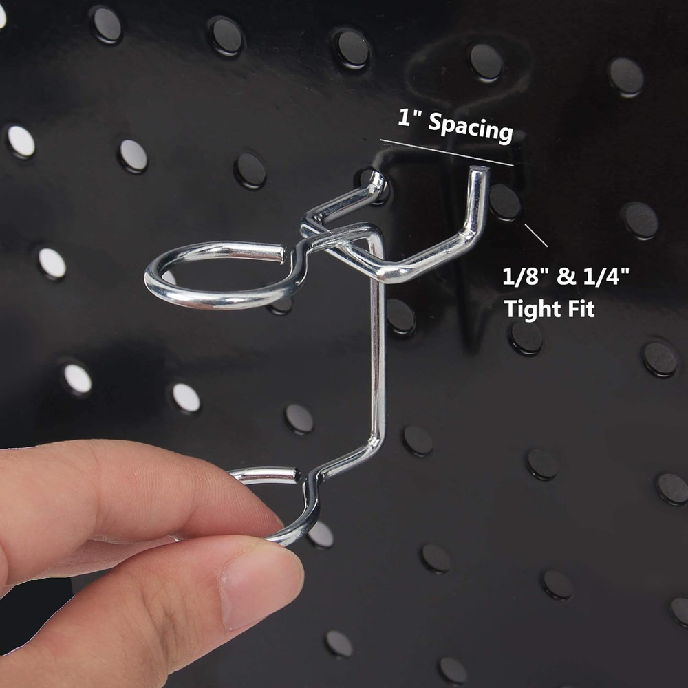170PCS Pegboard Hooks Assorted | Peg Board Hooks for Hanging Tools - Ideal for P