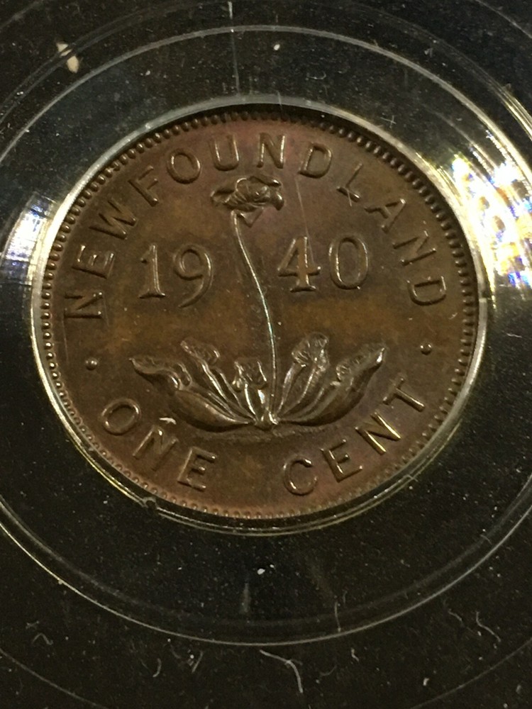 1940 CCCS Graded, Newfoundland Small ¢1 Cent, **MS-64** #3478