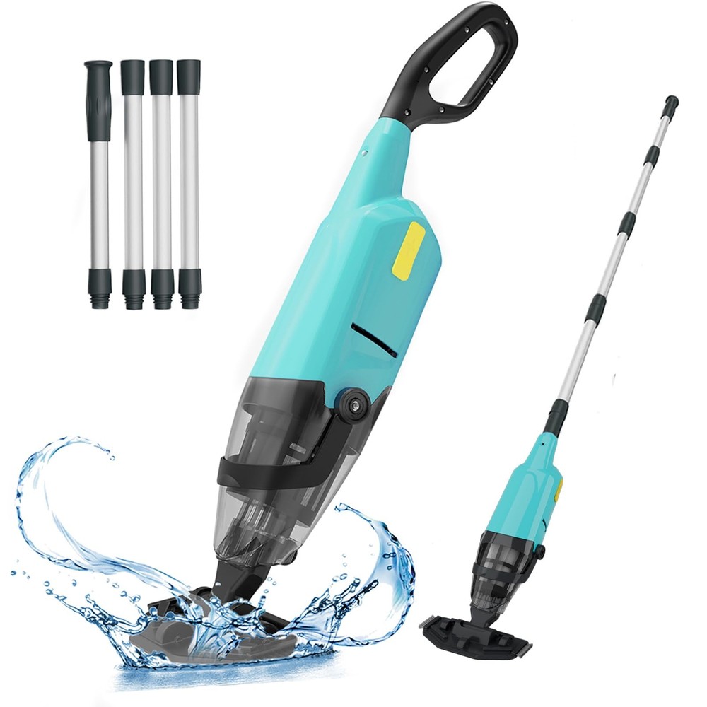Handheld Pool Vacuum for Above Ground Pool, Cordless Rechargeable Pool Cleaner