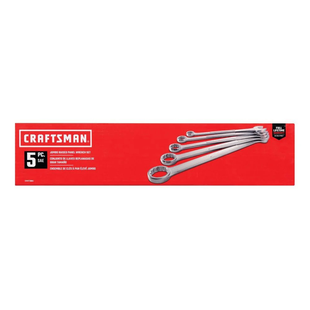 Craftsman Jumbo Sae Combination Wrench Set, 5Pc
