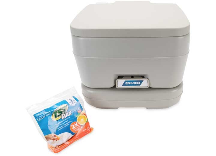 Camco 41531 Portable Toilet - 2.6 Gallon Capacity