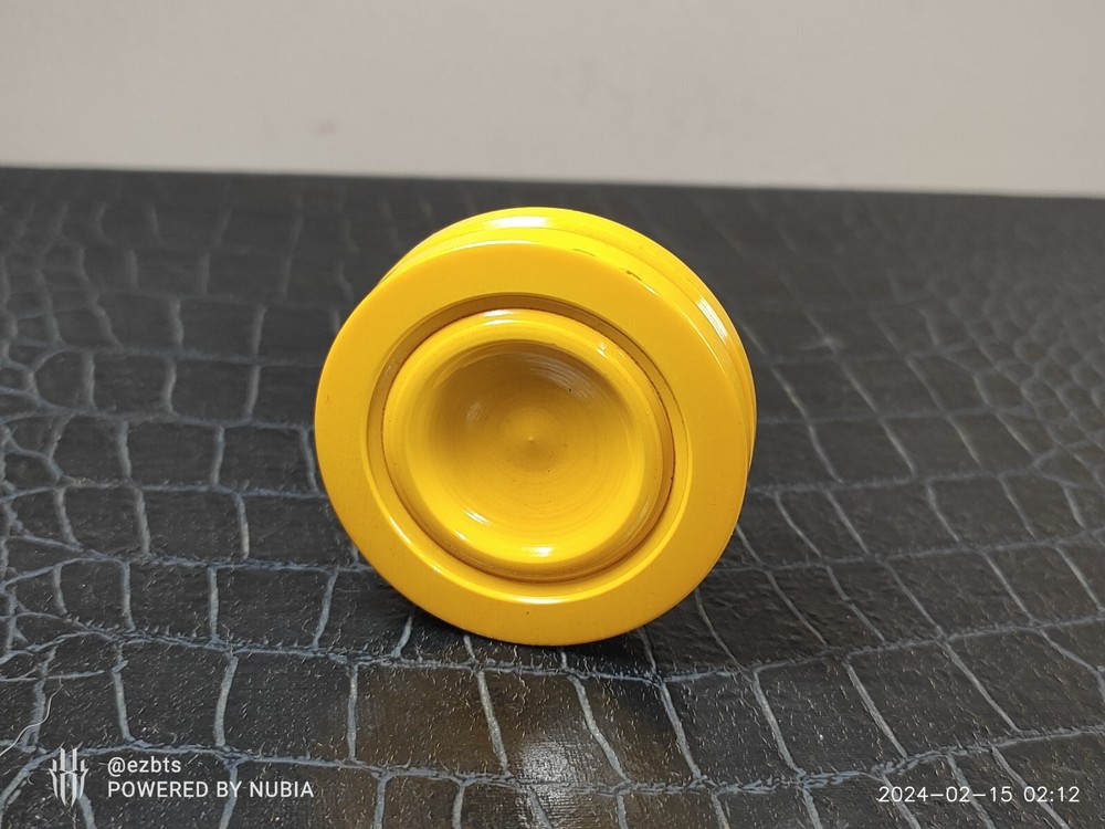 Catalin Bakelite Backgammon Chip Disc Turned Butterscotch Gold 1.72" Replacement