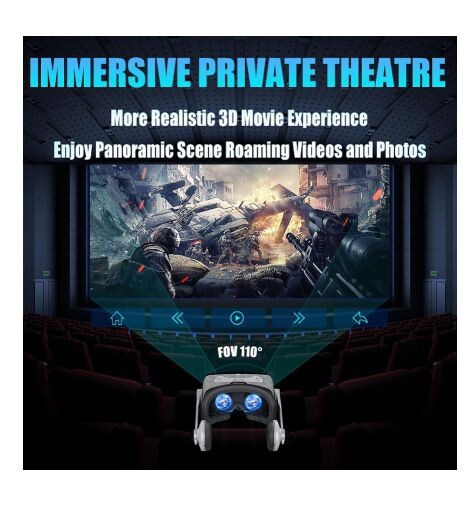 VR Shinecon Virtual Reality Glasses Headset iPhone/Android G07EVR