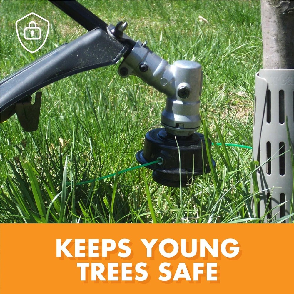 Tree Trunk Protectors Plastic 6 Count for Tree and Sapling Protection