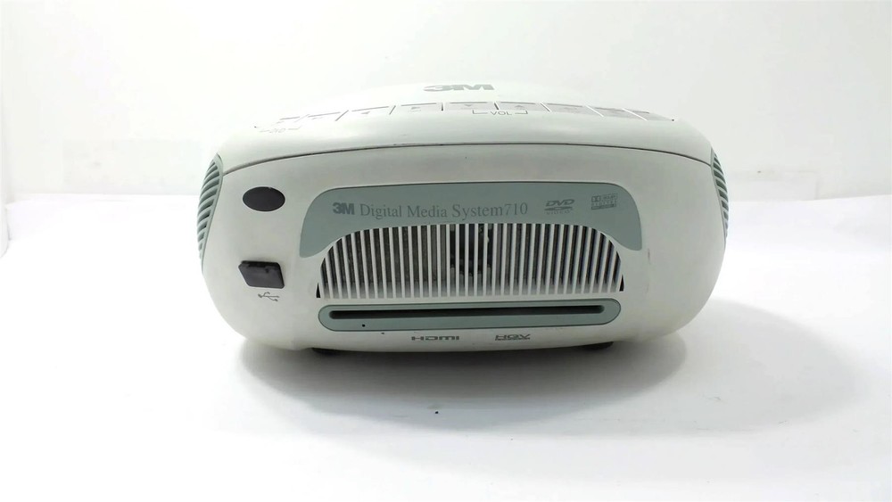 3M DMS710 - DVD Player Short Throw DLP Projector - Lamp Timer : 1140 Hours.