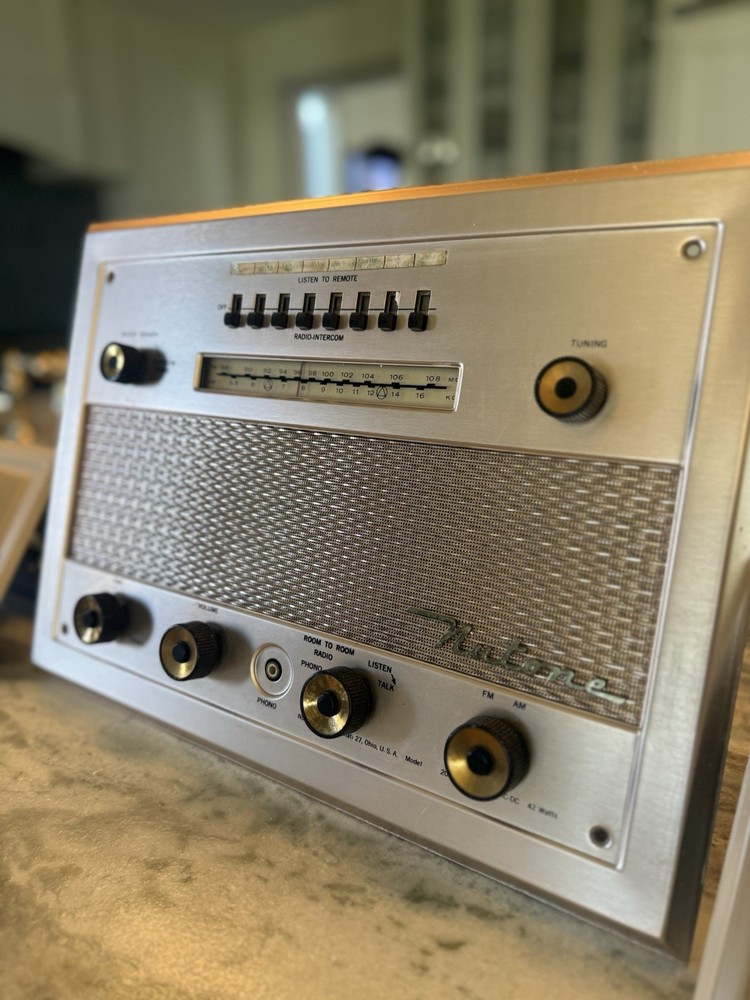 NuTone 2016 Audio Intercom System Radio Phono Input Main Unit & Remote Stations