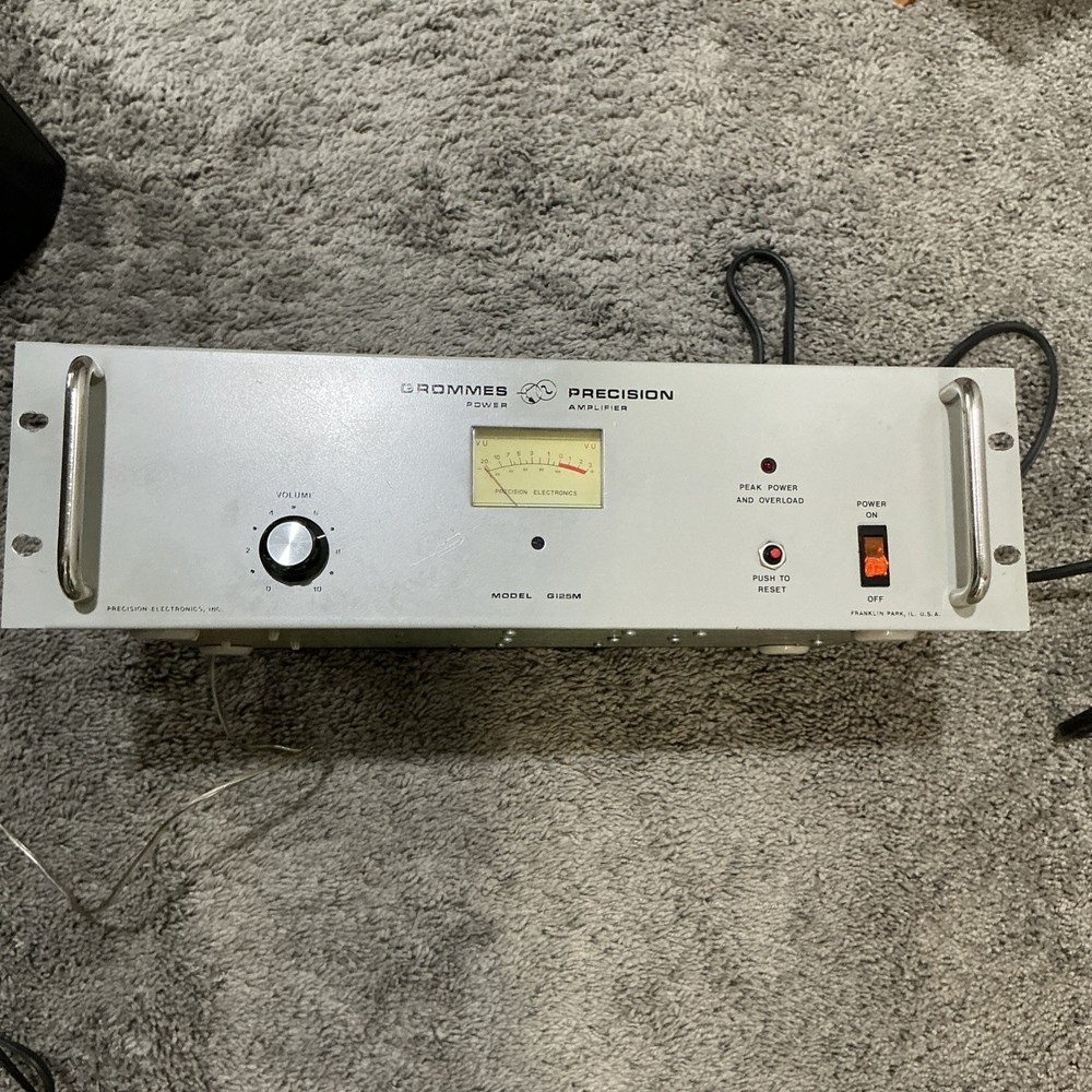GROMMES - PRECISION  MODEL G125M POWER AMPLIFIER