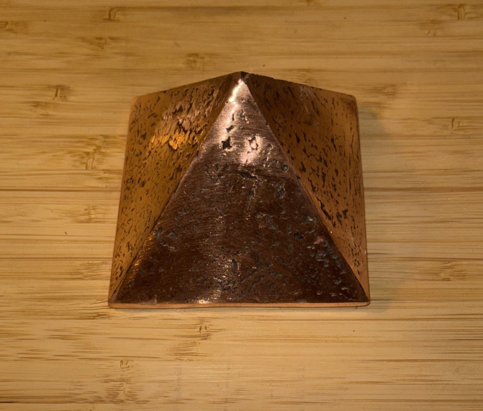 Solid Copper Meditation Pyramid 4 Lbs