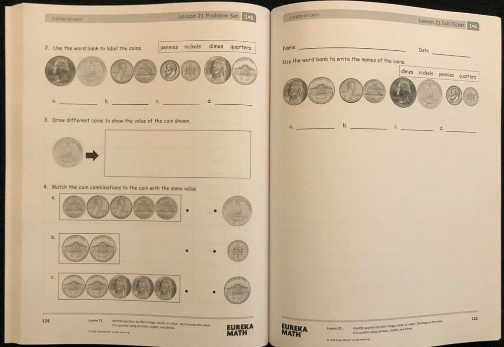 1st Grade - EUREKA MATH - MODULE 6 (Student Workbook) (2018, Great Minds)
