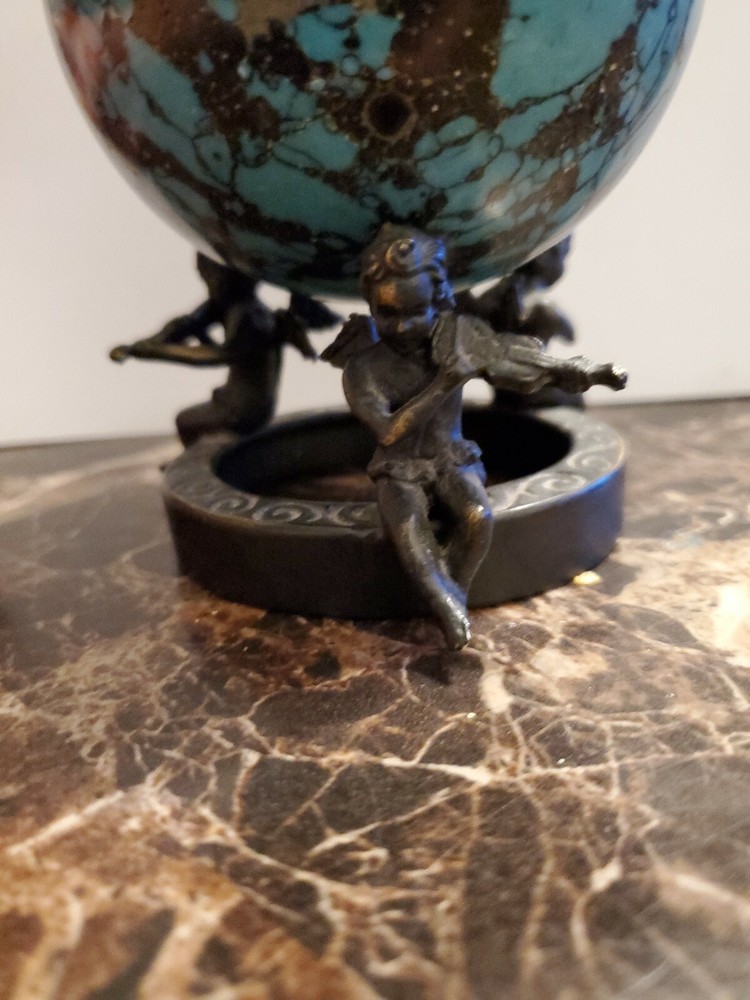 3 Cupid Heavy Marble Globe