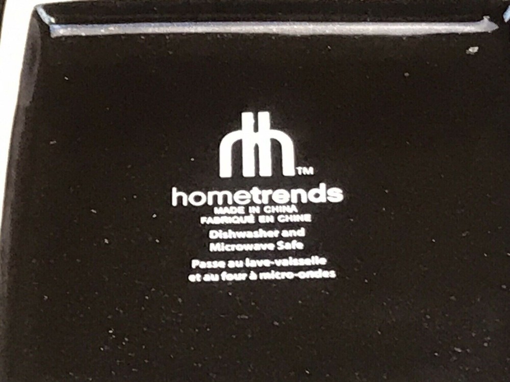 Hometrends Stoneware MOSAIC TILE 11" Square Dinner Plate