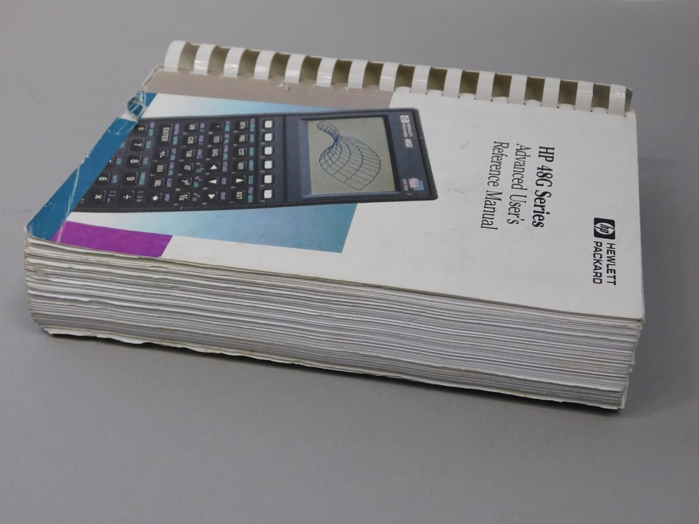 Hewlett Packard HP 48G Series Calculator Advanced User's Reference Manual 4th Ed