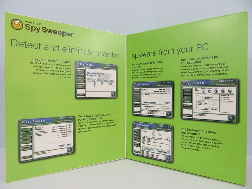 Webroot Spy Sweeper 2003 PC Software CD-ROM Windows 98/2000/XP - UNTESTED