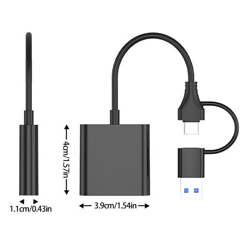 Professional USB 3.2 Gen 2 Card Reader CFE Type B Storage Data Transfer