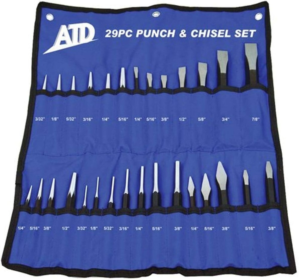 ATD Tools - 729 - 29 Pc. Punch And Chisel Set