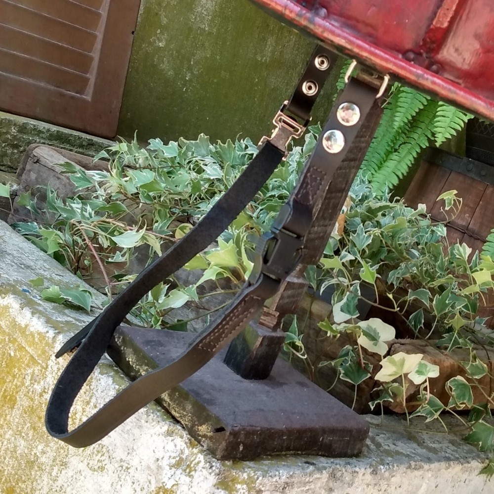 Leather Fire Helmet Chinstrap