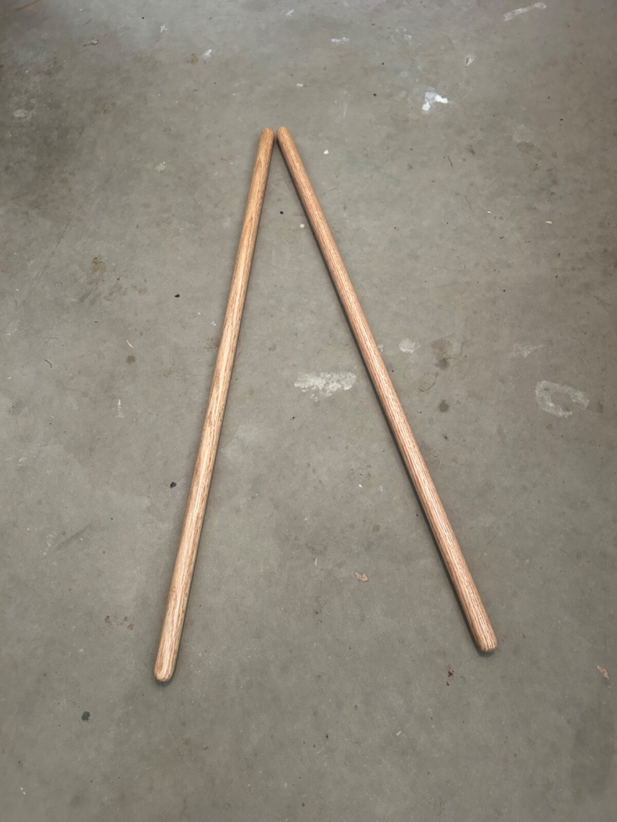 Pair of Hanbo Escrima Fight Sticks - Handmade - 36 Inches - Red Oak