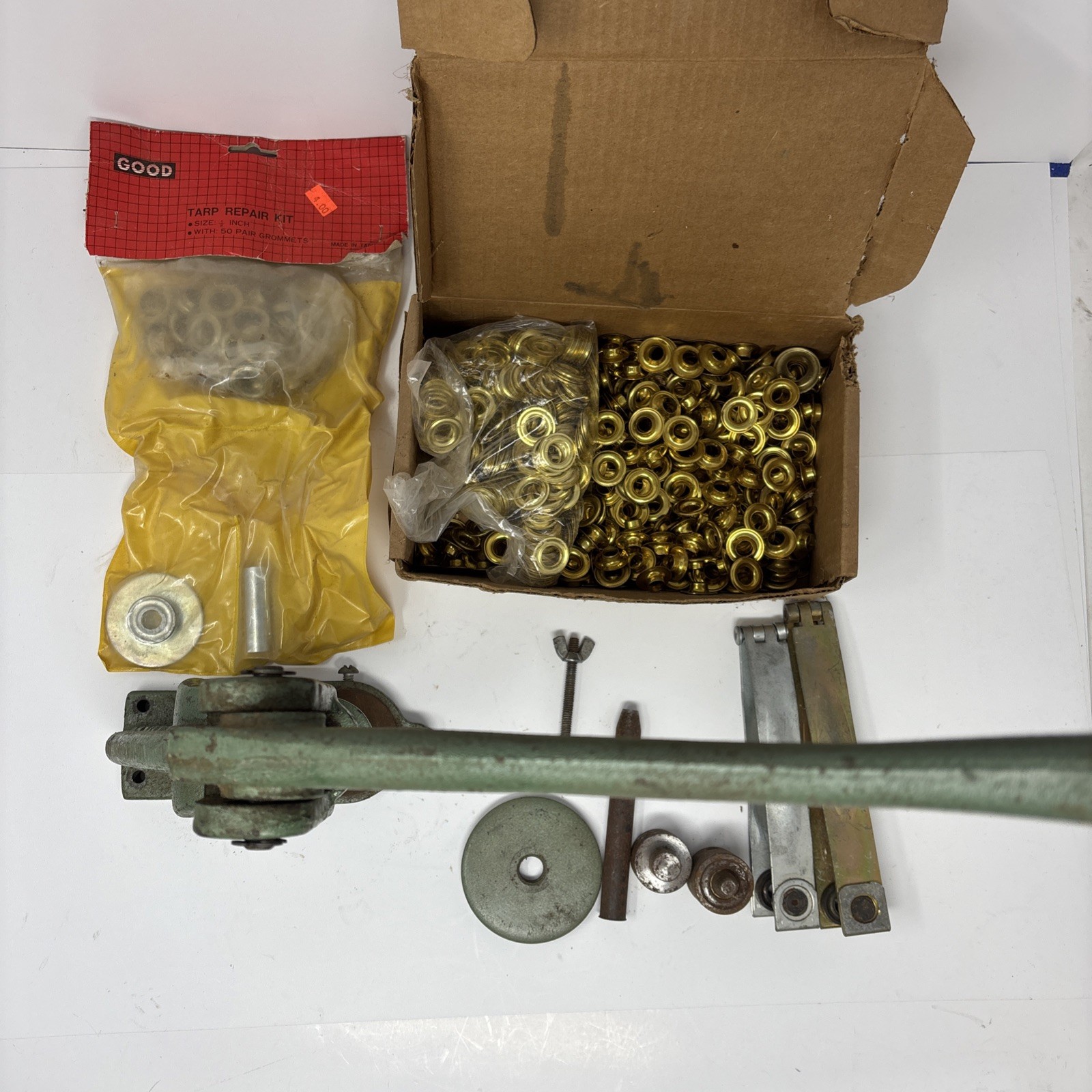 Vtg Handy Junior Button Press Machine Handy Button Co. Chicago USA Works