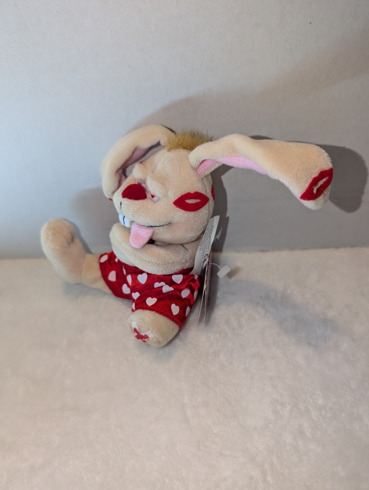 Vintage 90s Meanies Plush Lot 3 Holiday Valentine's Day , Xmas Stocking Stuffers