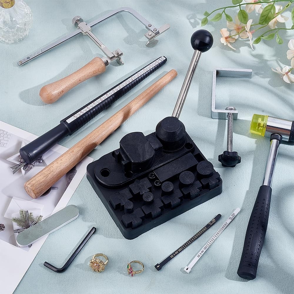 Ring Bender Tool Kit for Spoon Rings DIY Spoon Ring Maker Machine Spoon Heavy...
