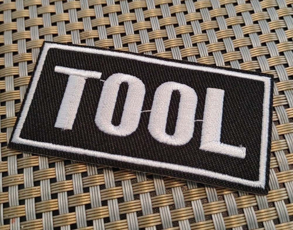 Tool (band) small rectangular Embroidered Patch Iron-On Sew-On US shipping