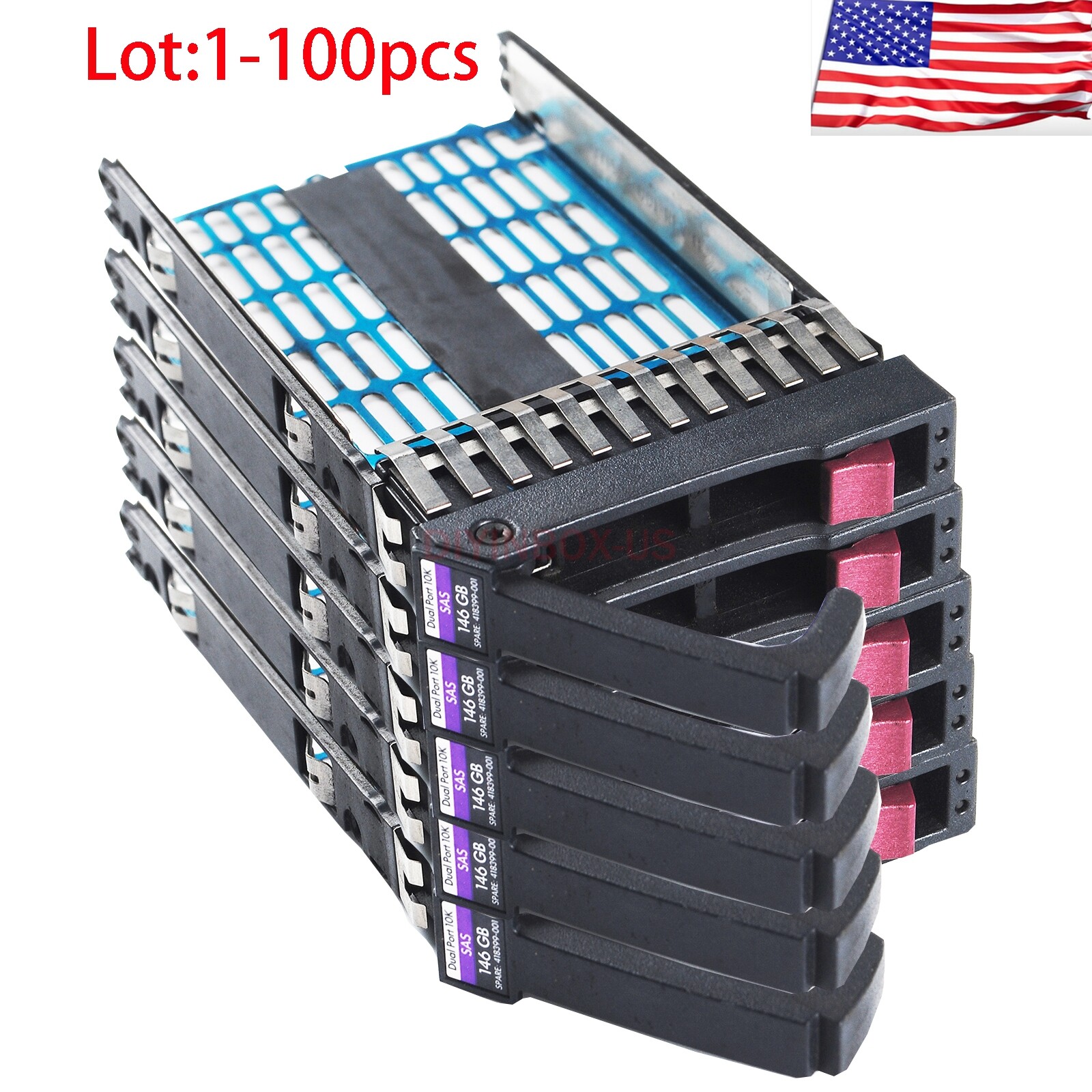 Lot HP 2.5 SAS SATA Tray Caddy 378343-002 Proliant ML370 DL380 DL580 DL360 G6 G7