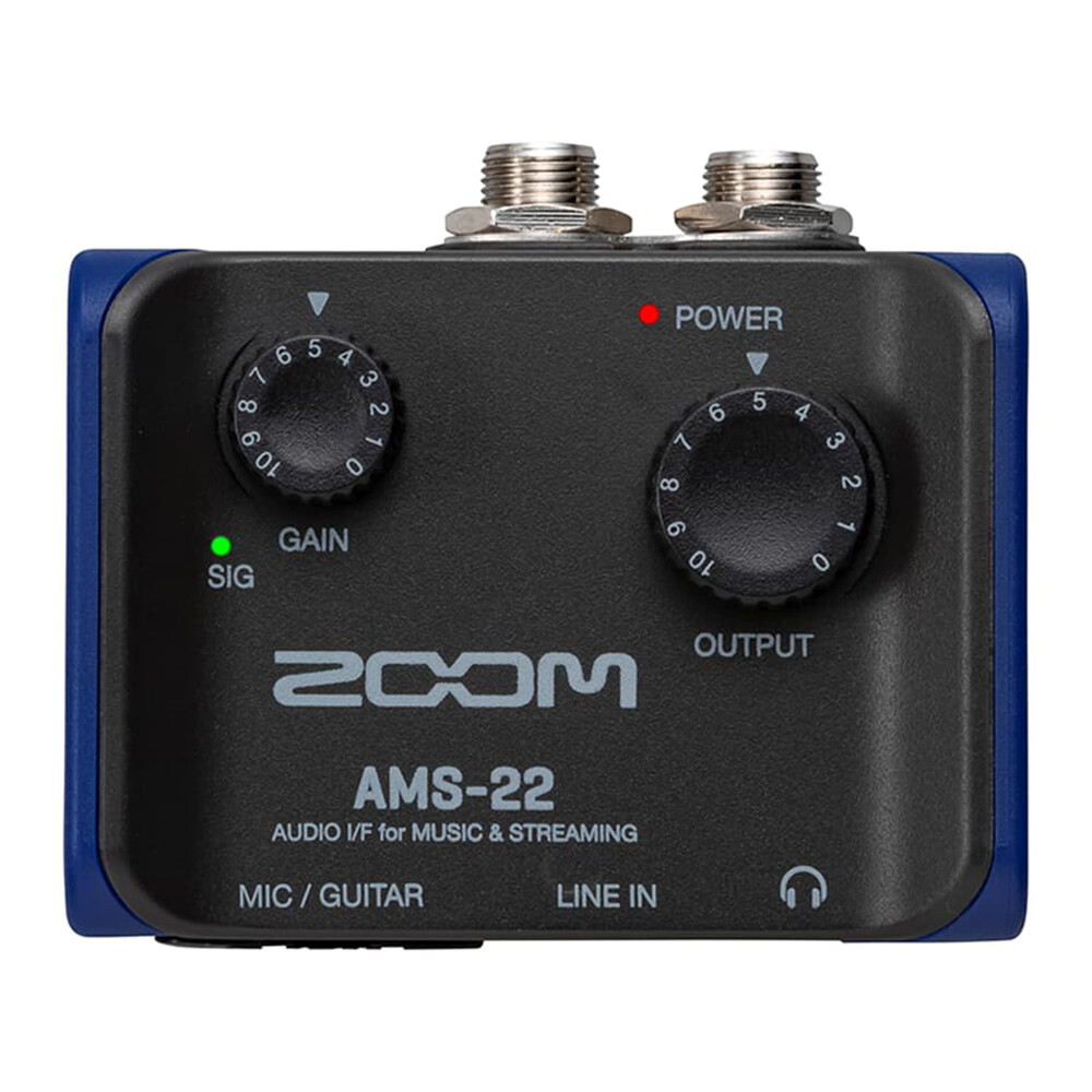 Zoom AMS-22 2x2 USB Audio Interface Bundle with Kellopy Pop Filter and Cables