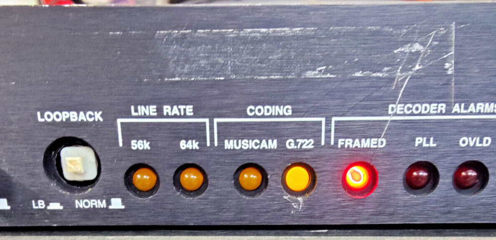G.722 Corporate Computer Systems Musicam CDQ1000 Interface Unit