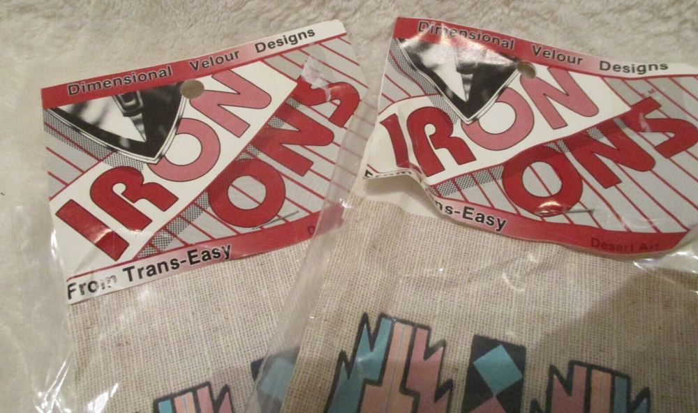 Crafting~Iron Ons~Southwest Pattern~2 Sealed Packages