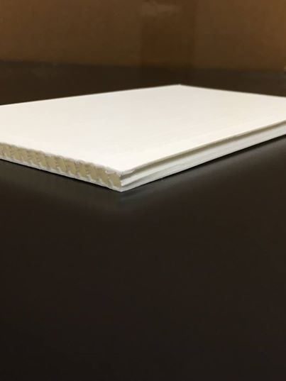 Coroplast 6mm 24" x 12" (10 Pack) White Corrugated Plastic Sheets Horizontal