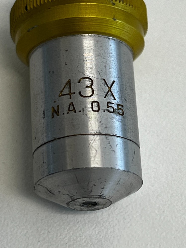 Bausch & Lomb 43X N.A. 0.55 Microscope Objective
