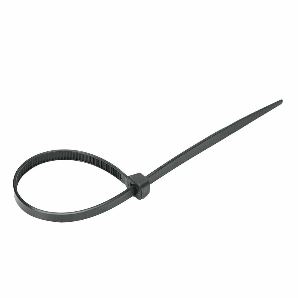 US 200 Pc Cable Zip Tie Down Strap Nylon Wrap Easy Use Durable Bundle Wire