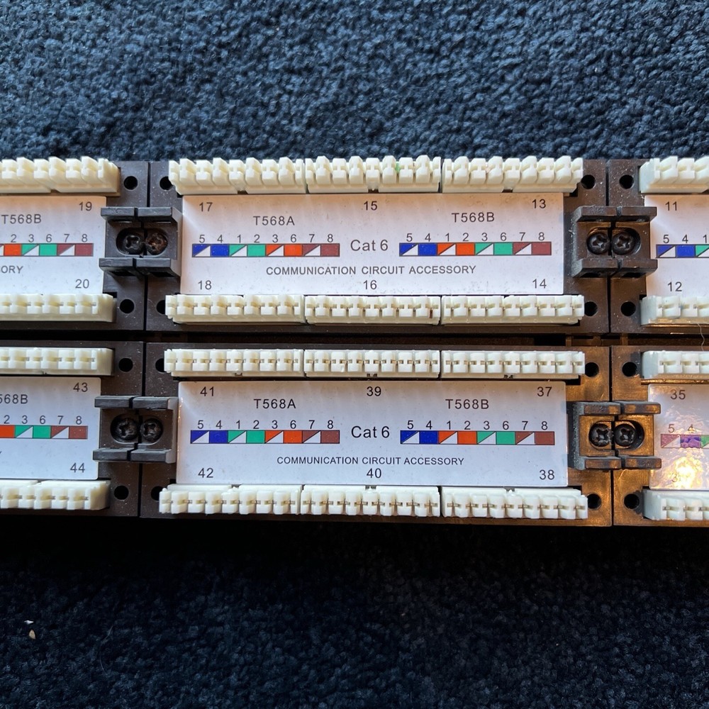 ATP 5e Network Connectivity Cat5e 568 B Systems 48-Port Data Patch Panel