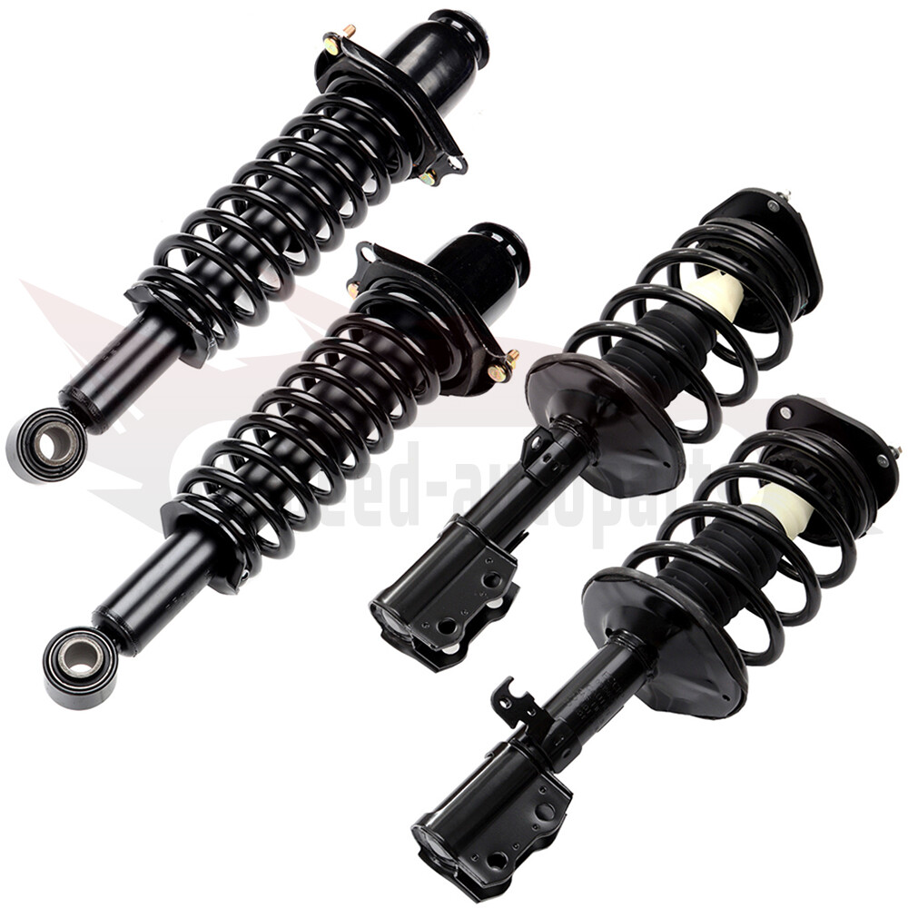 4PCS Front Rear Complete Strut & Spring Assemblies For 2003-2008 Toyota Corolla