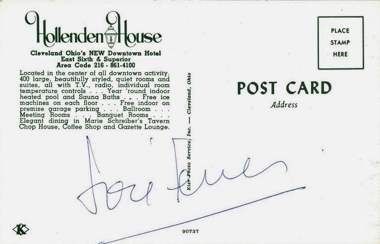 Vintage JOSE FERRER Autograph