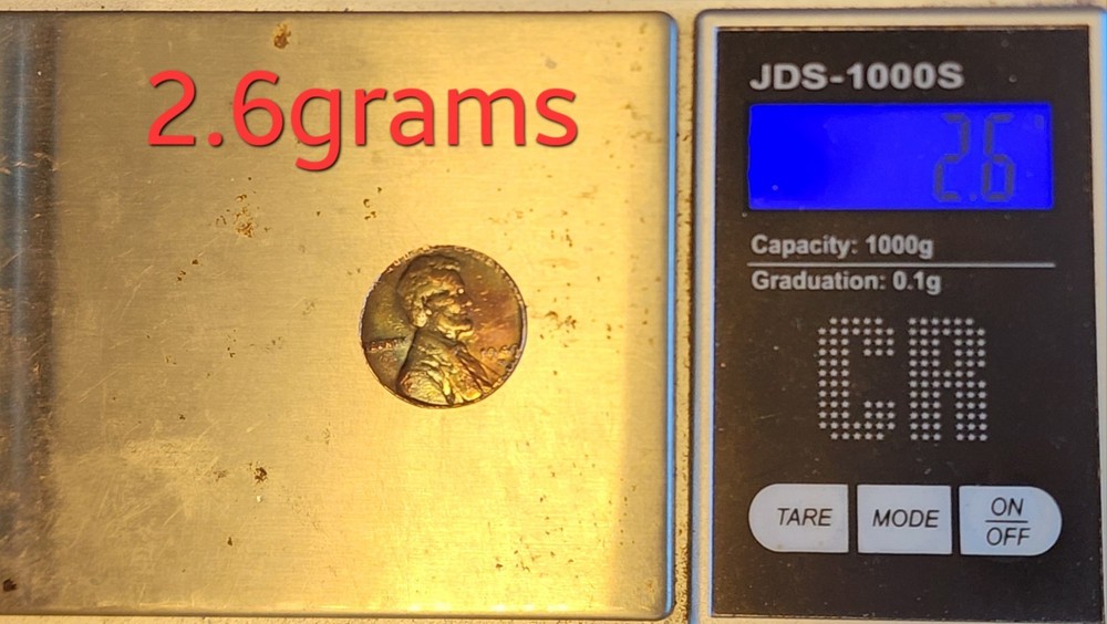 1949 D Planchet Error cent. 🧐🪙 #coin #error #cent