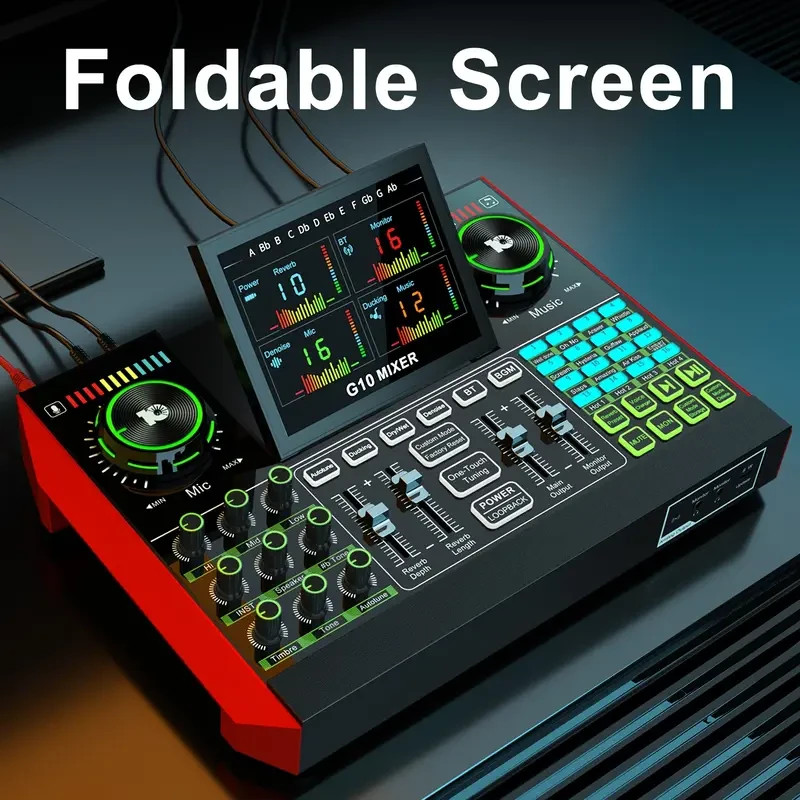 Audio Mixer - Multi-Function DJ Controller & Karaoke System for podcast