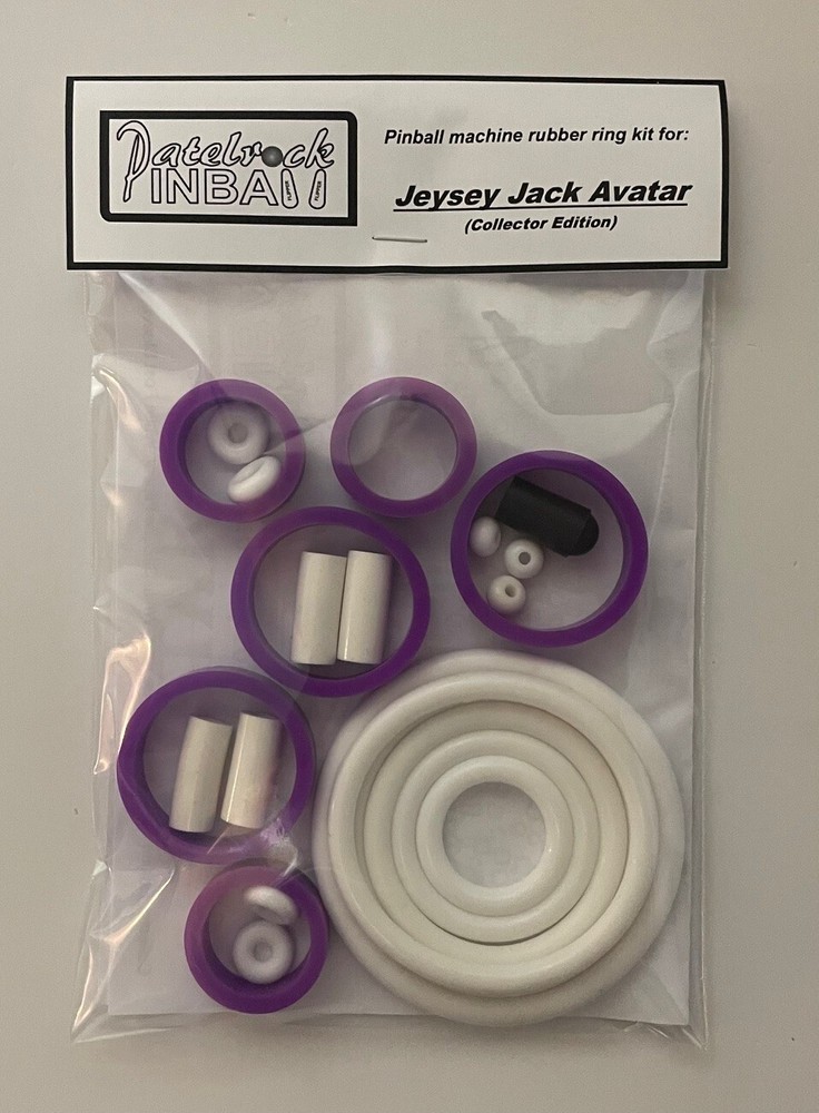 Jersey Jack Avatar Collector Edition Pinball Machine Silicone Rubber Ring Kit