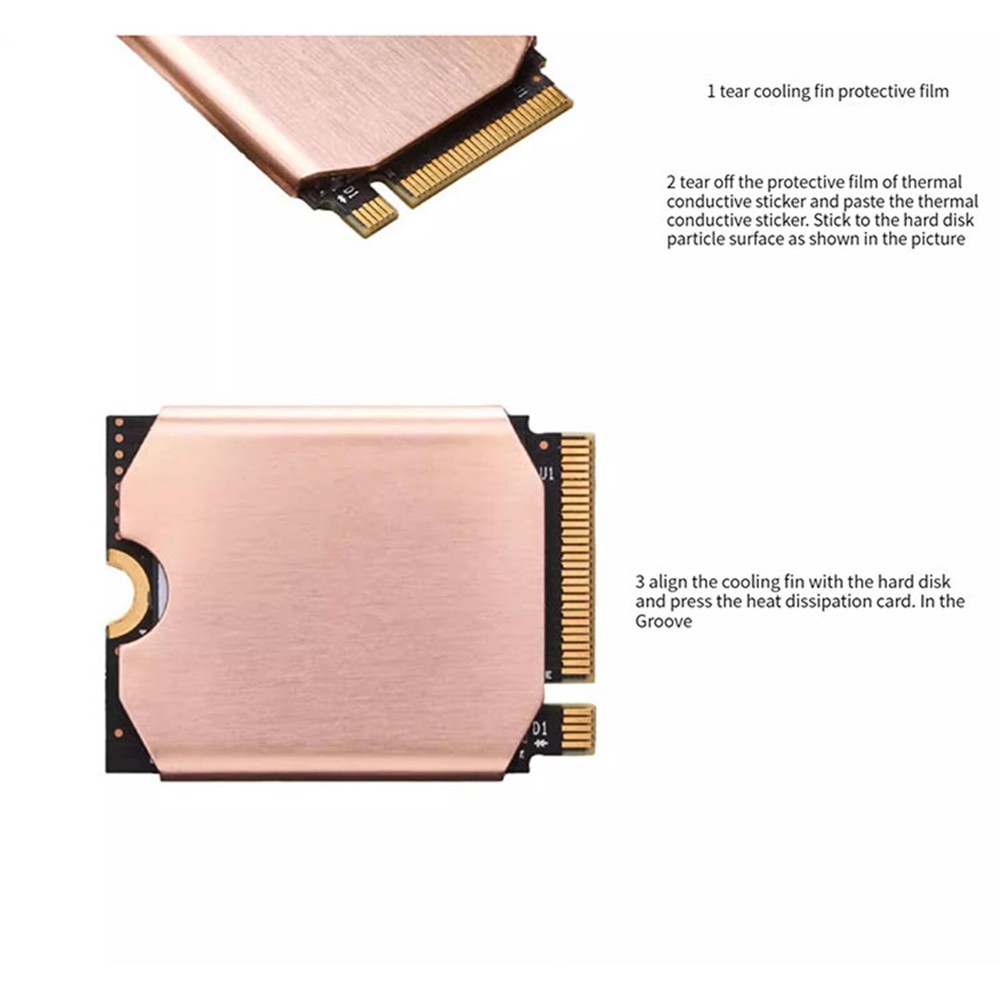 Solid State Drive Screw Copper Game Console Accessories For SteamDeck 2230 SSD