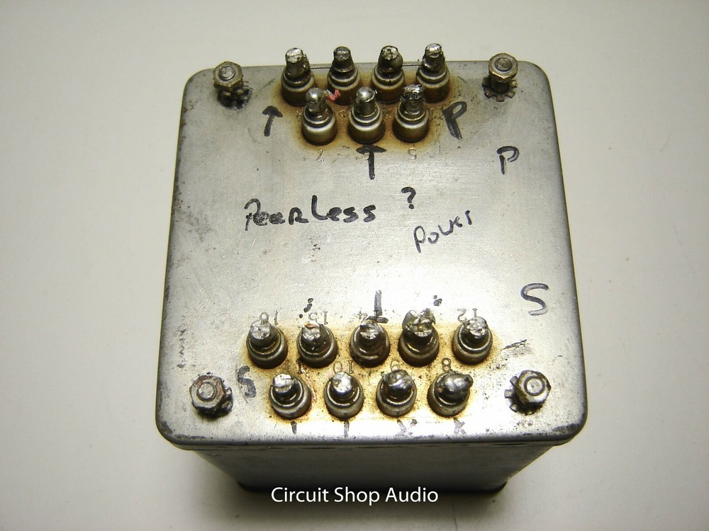 Vintage Peerless Potted Style Power Transformer -- KT