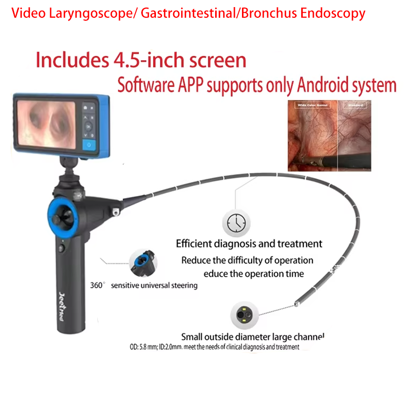 video laryngoscope/ gastrointestin/bronchus endoscopy Include screen