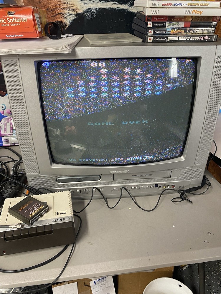 Atari 1200XL Computer Game Console W/Atari 1010 Read Description
